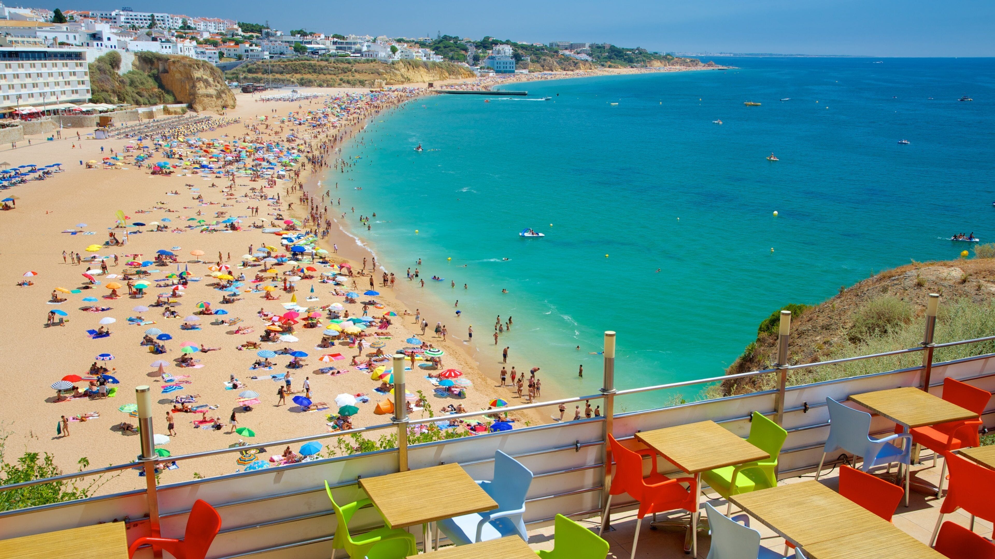 Portugal com praias do Algarve, Lisboa e Porto